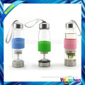 Promotinal infuser drinking bottle with silicone sleeve